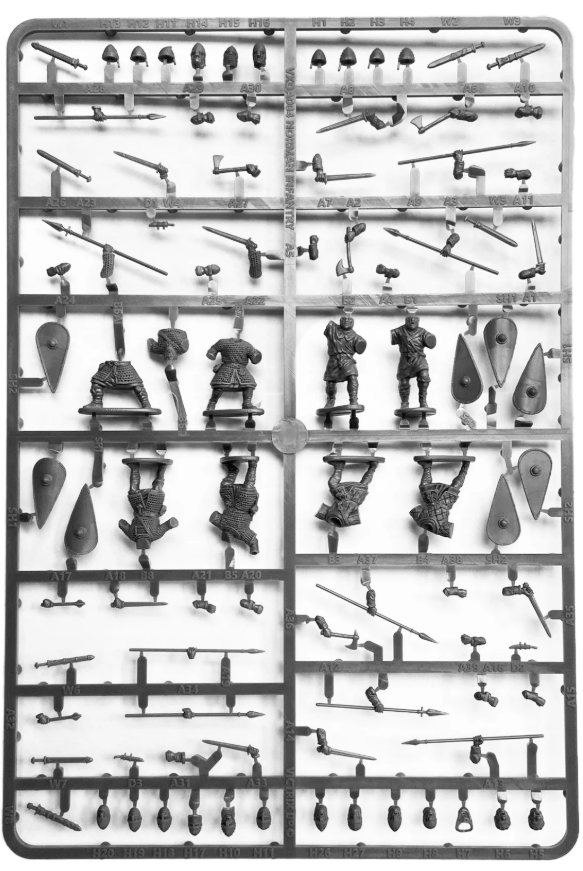 Victrix Norman Infantry Sprue | x8 28mm Dark Ages Miniatures
