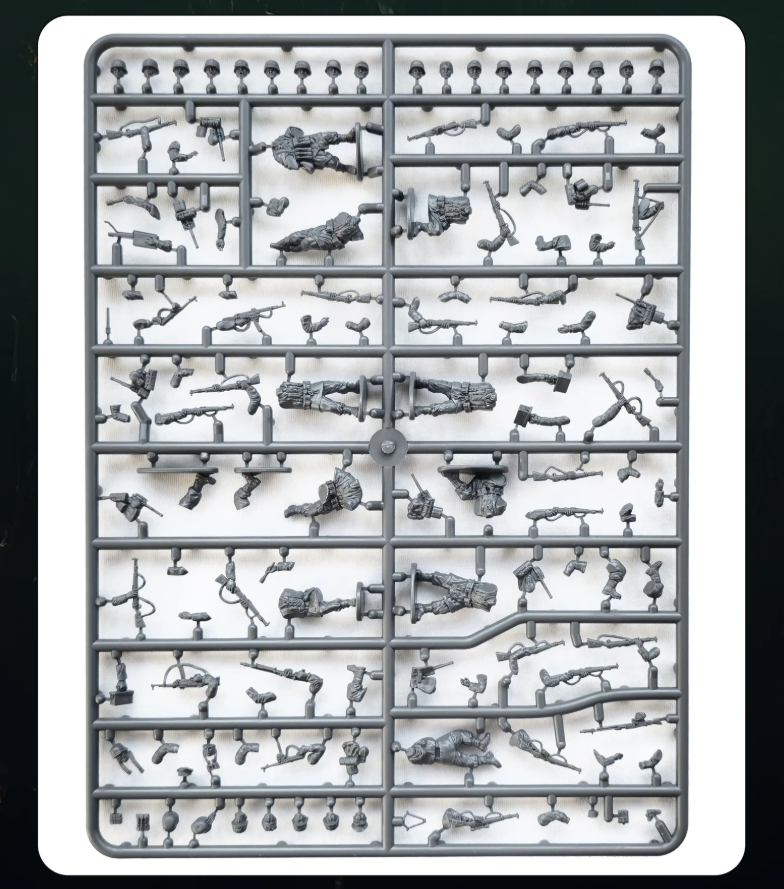 Victrix WW2 German Rifleman (x10) Sprue – 28mm Late-War Infantry
