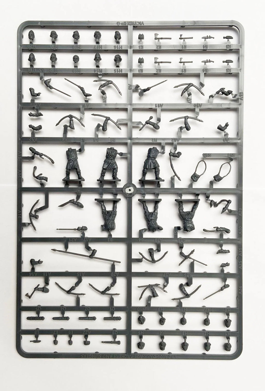 VICTRIX Dark Age Archers & Slingers Sprue (x6 Figures) - 28mm Miniatures