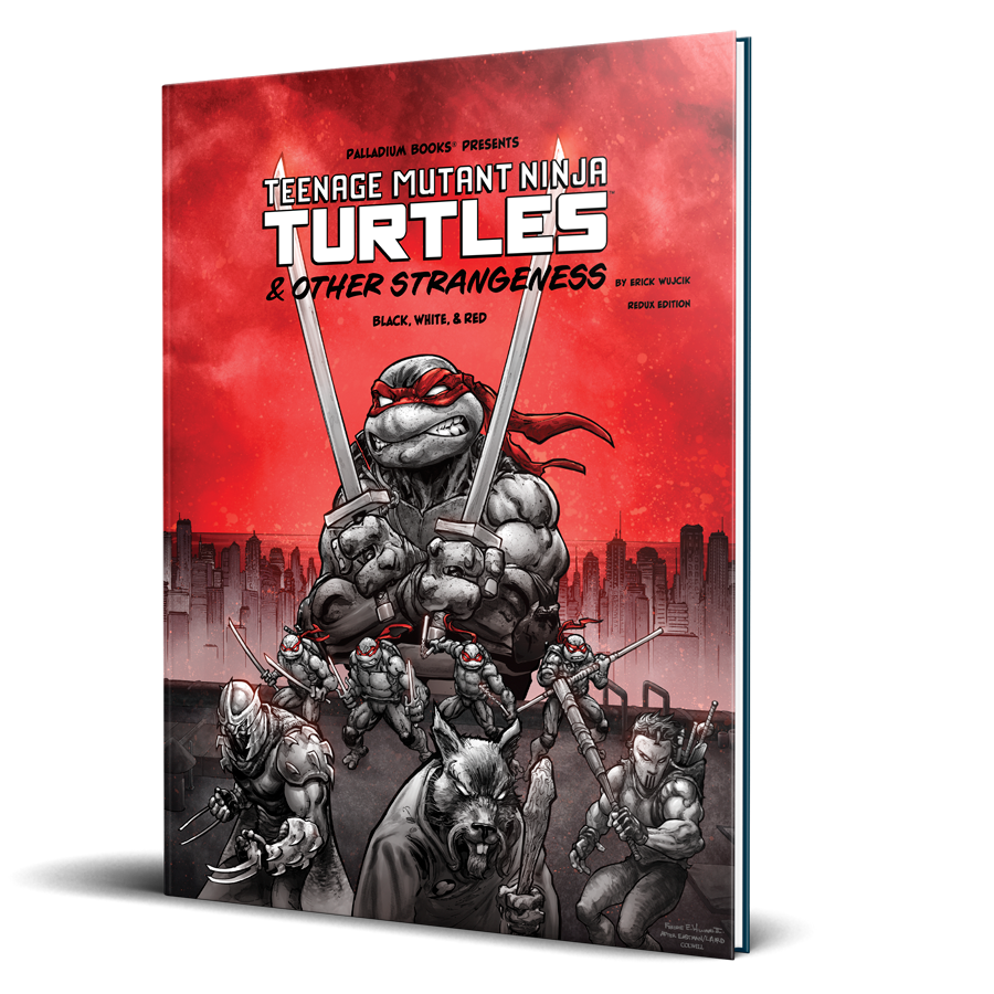 Teenage Mutant Ninja Turtles & Other Strangeness RPG Black White & Red Edition