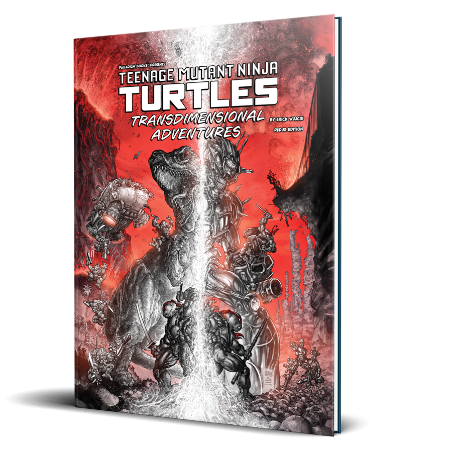 Teenage Mutant Ninja Turtles Transdimensional Adventures RPG Black White & Red Edition