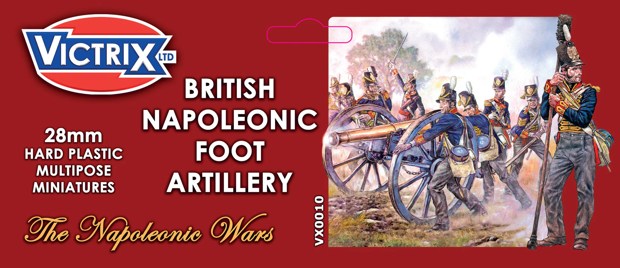VICTRIX British Foot Artillery - 28mm Napoleonic Miniatures