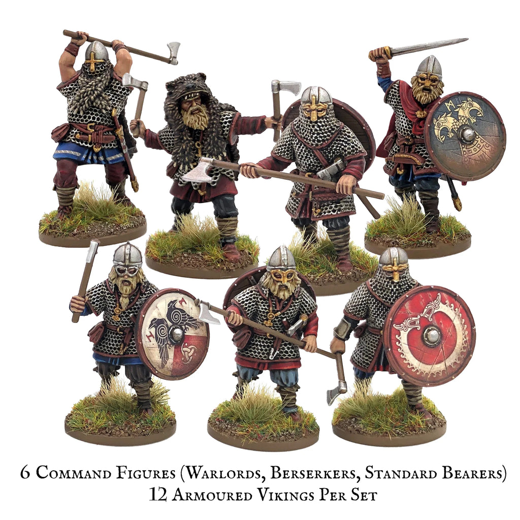 VICTRIX Viking Warband (x36 Figures) - 28mm Medieval Miniatures