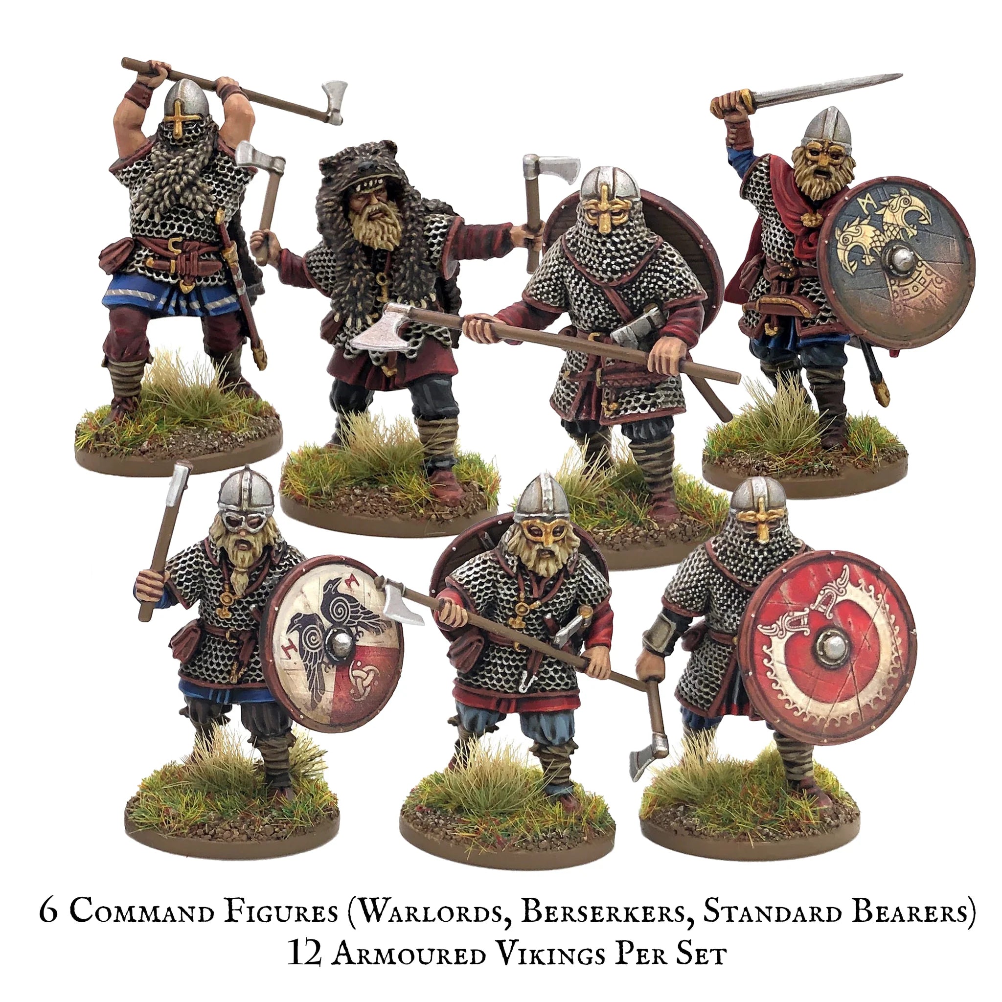 VICTRIX Viking Warband (x36 Figures) - 28mm Medieval Miniatures