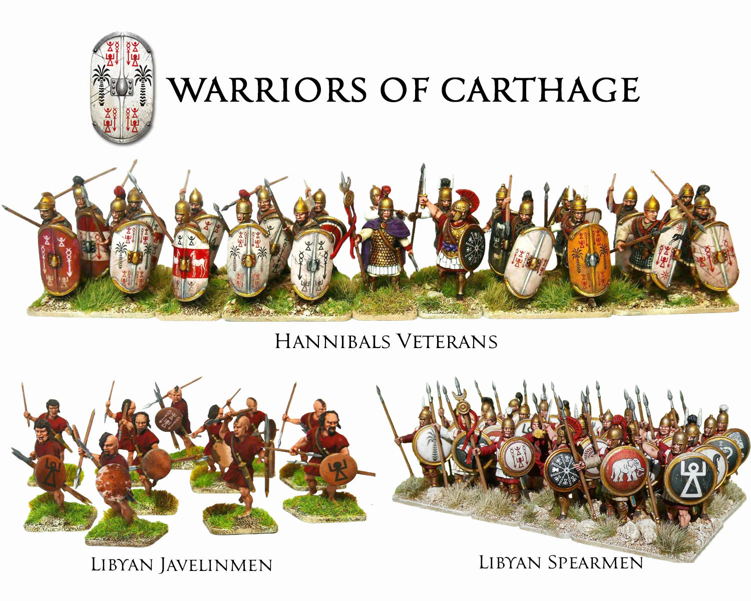 Victrix Warriors of Carthage Set - x62 28mm Miniatures