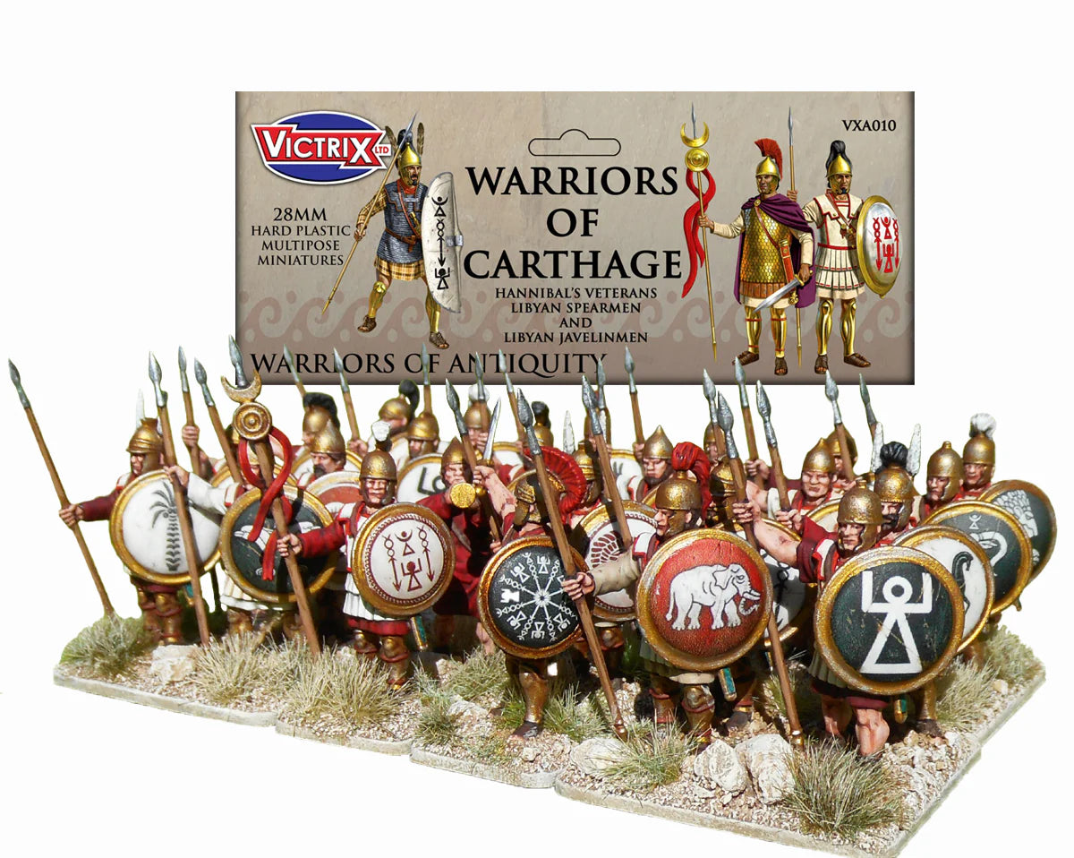 Victrix Warriors of Carthage Set - x62 28mm Miniatures