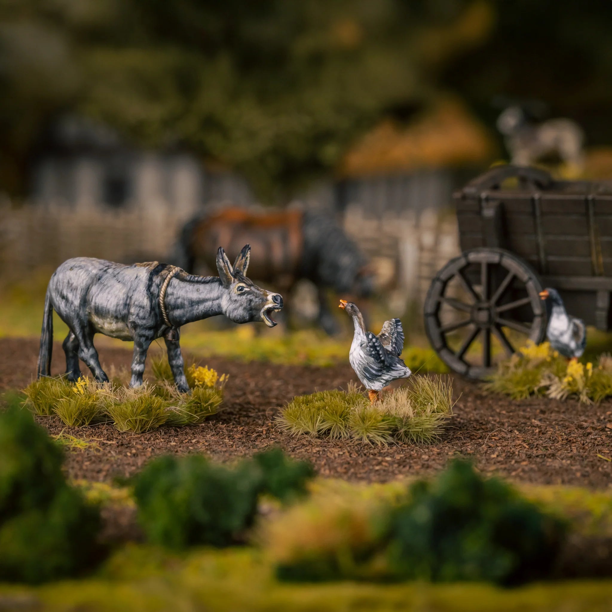 VICTRIX Medieval Farm Animals Sprue (x4 Figures) - 28mm Miniatures