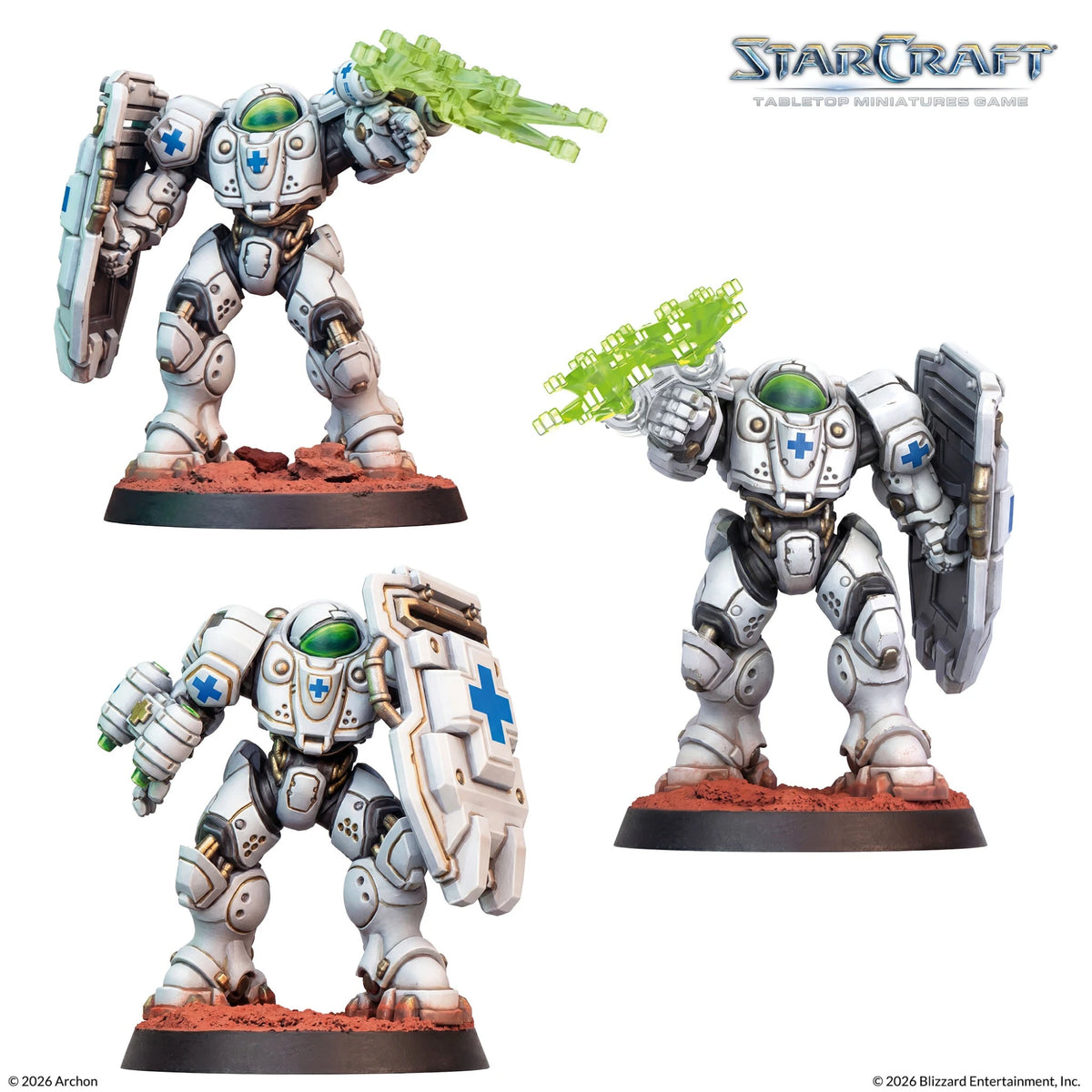 Terran Medics Squad (3 Miniatures) – Starcraft: The Miniatures Game