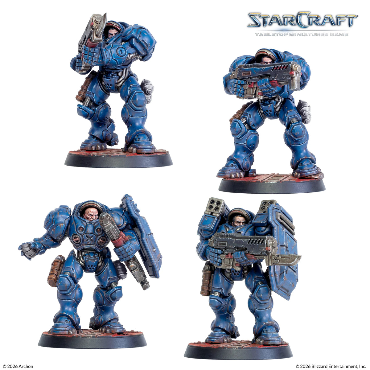 Terran Marines Squad (9 Miniatures) – Starcraft: The Miniatures Game