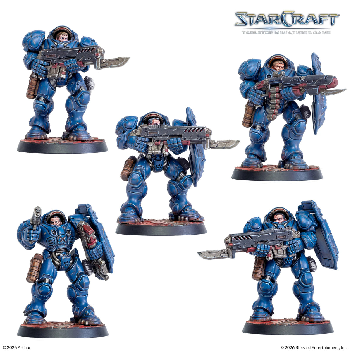 Terran Marines Squad (9 Miniatures) – Starcraft: The Miniatures Game