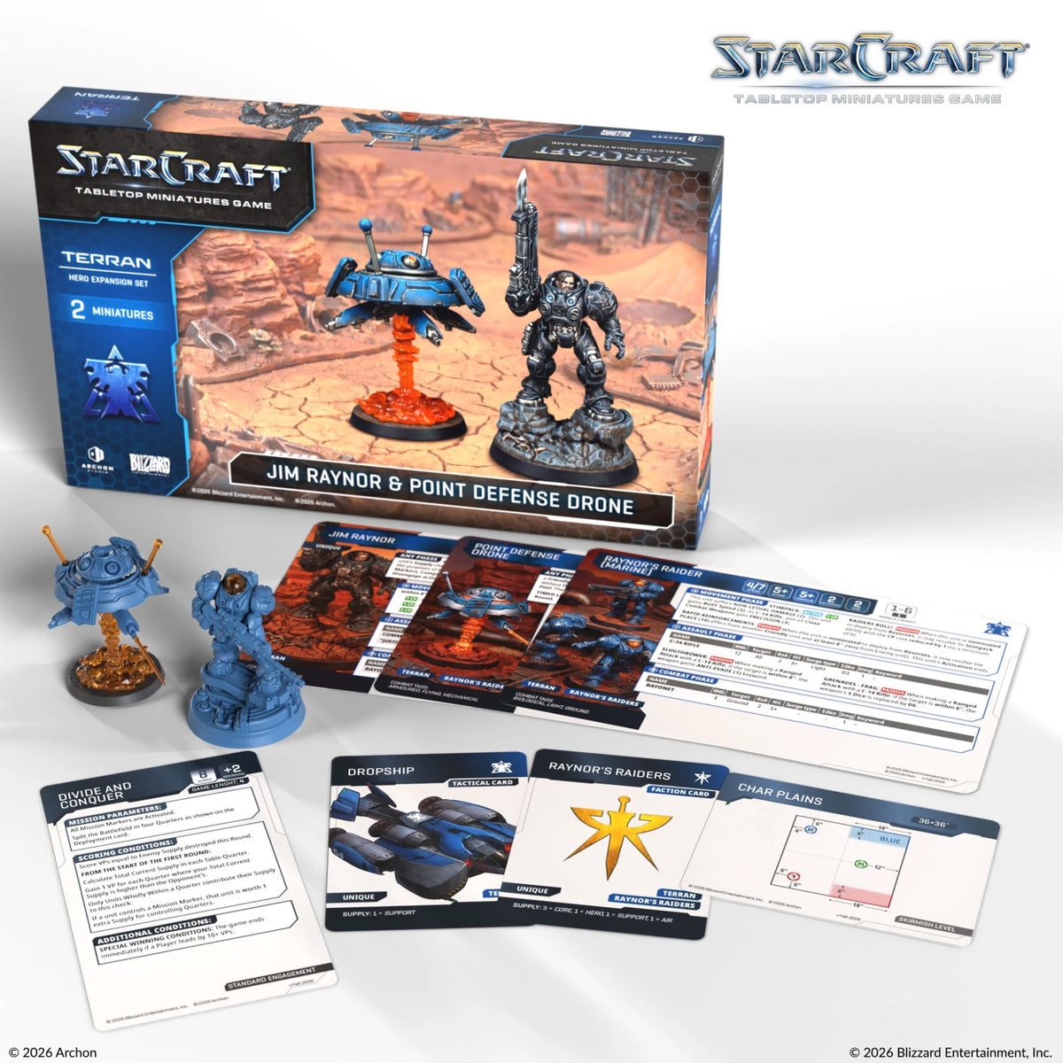 Jim Raynor & Point Defense Drone – Starcraft: The Miniatures Game