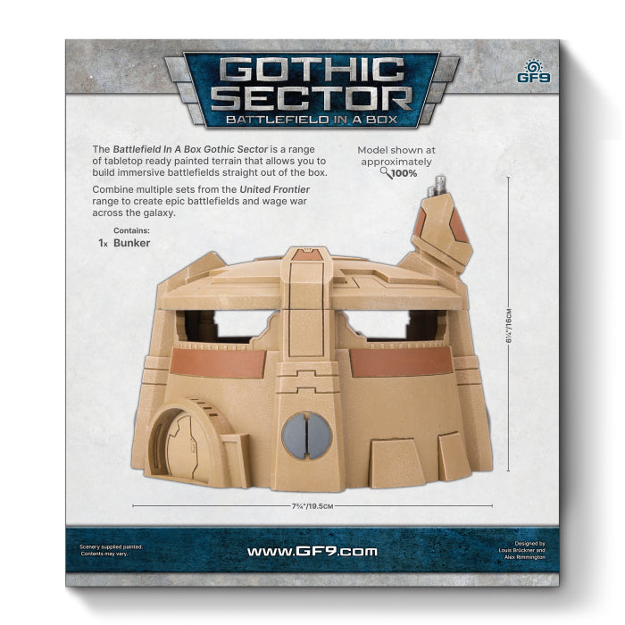 Battlefield in a Box: United Frontier Bunker Terrain