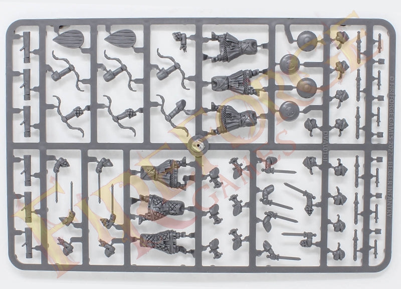 Deus Vult: Berber Infantry Sprue – x6 28mm Historical Miniatures (Fireforge)