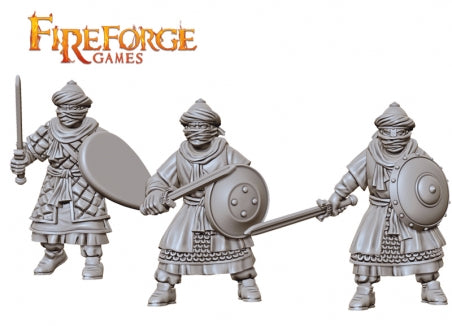 Deus Vult: Berber Infantry Sprue – x6 28mm Historical Miniatures (Fireforge)