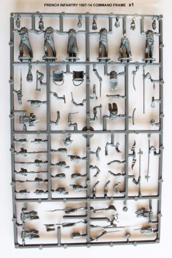 French Elite Companies (1807-1814) Command Sprue | x6 28mm Miniatures (Perry)