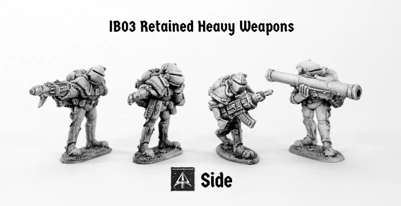 Ion Age Retained Heavy Weapons - 28mm Sci-Fi Miniatures