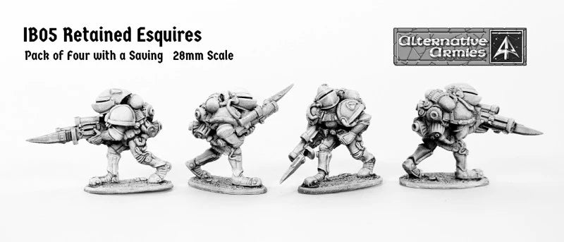 Ion Age Retained Esquires - 28mm Sci-Fi Miniatures