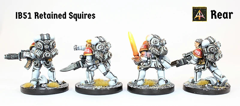 Ion Age Retained Squires - 28mm Sci-Fi Miniatures