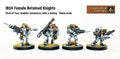Ion Age Female Retained Knights - 28mm Sci-Fi Miniatures