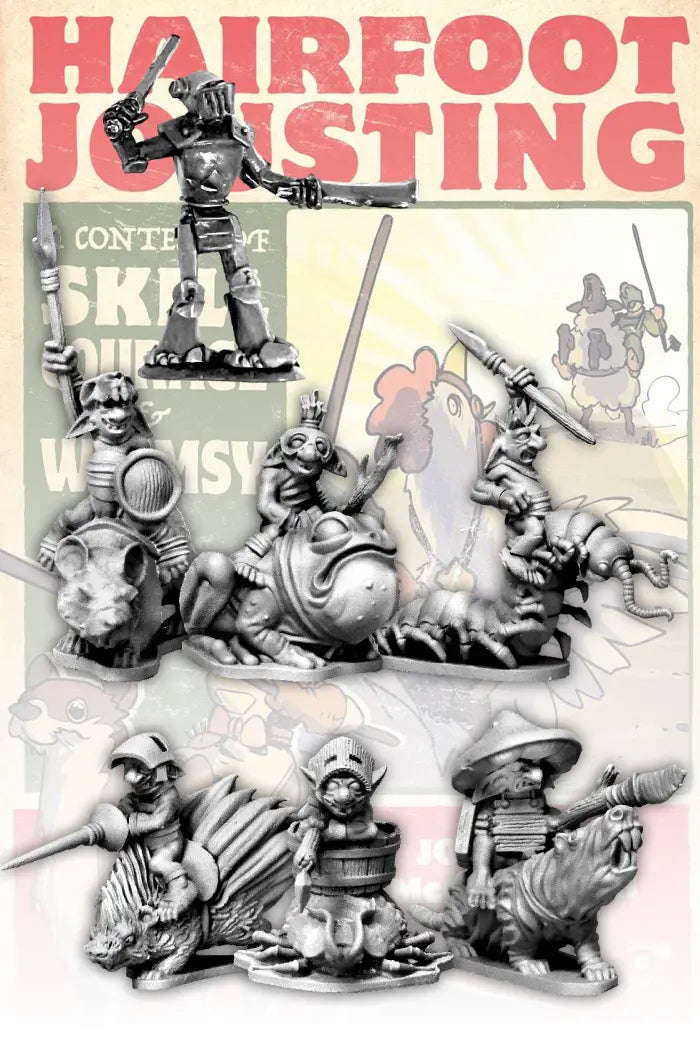 The Wartnose Jousters Box Set | x6 28mm Fantasy Miniatures