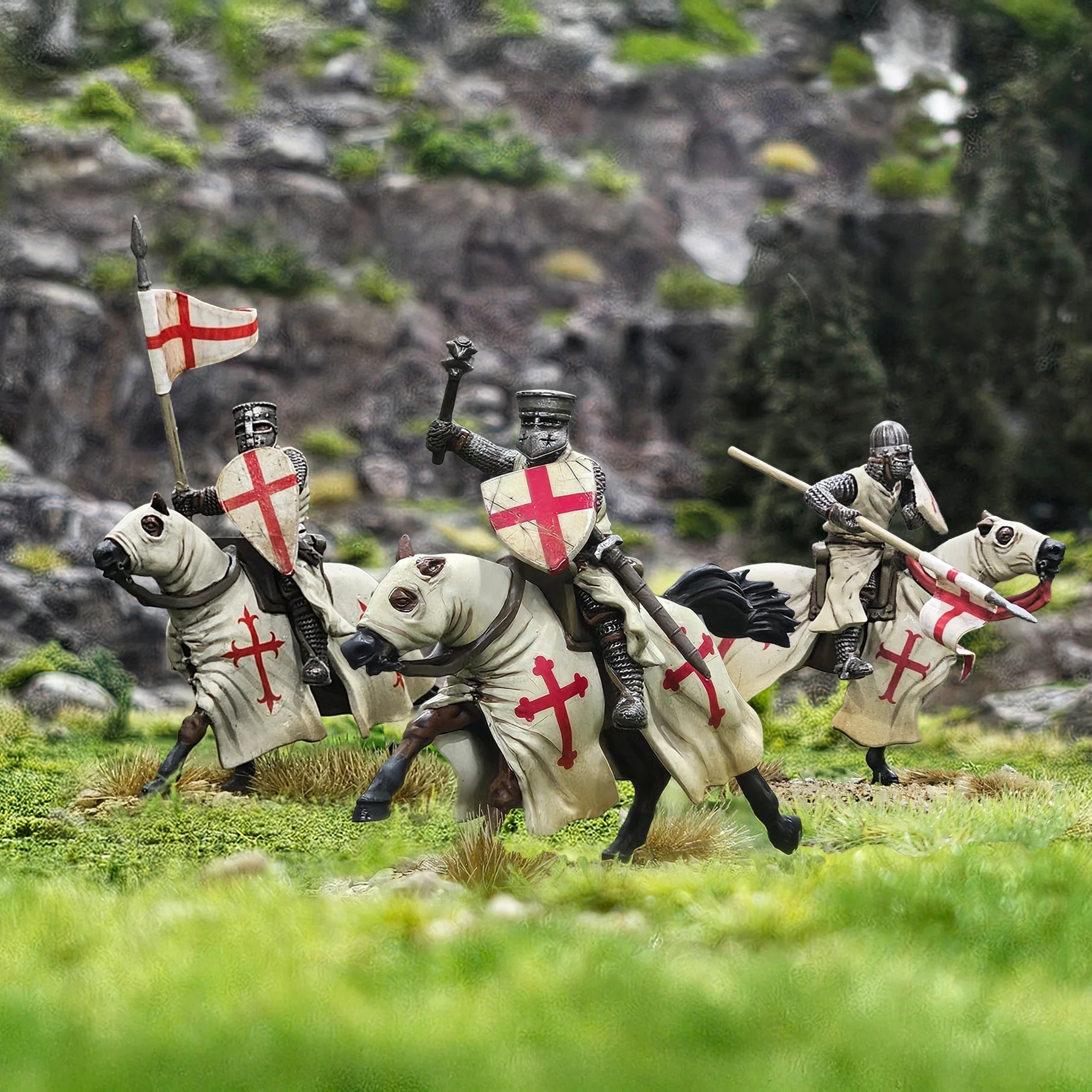 Victrix Medieval Warband (x42 Figures) - 28mm Historical Miniatures