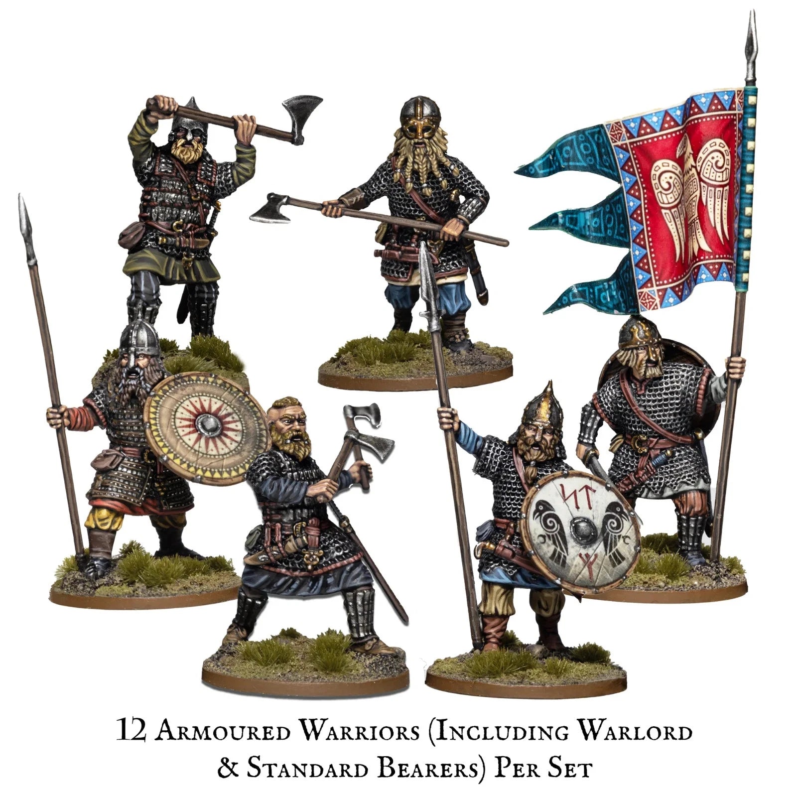 VICTRIX Rus Warband (x36 Figures) - 28mm Medieval Miniatures