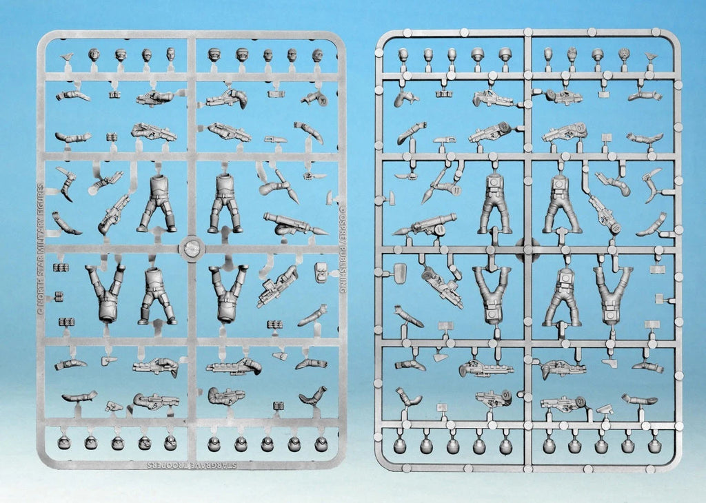 Stargrave Troopers – Sci-Fi Miniatures Sprue (x5, 28mm)