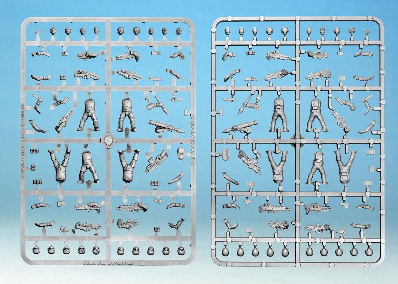 Stargrave Troopers – Sci-Fi Miniatures Sprue (x5, 28mm)