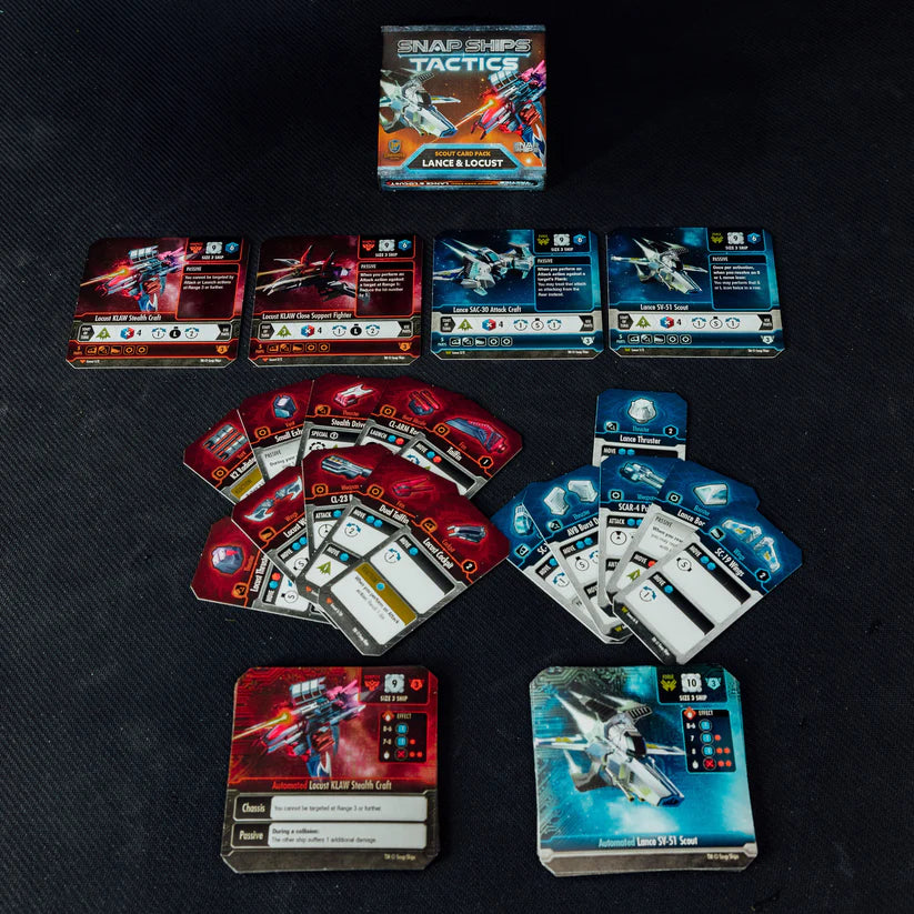 Snap Ships Tactics Scout Card Pack: Lance & Locust