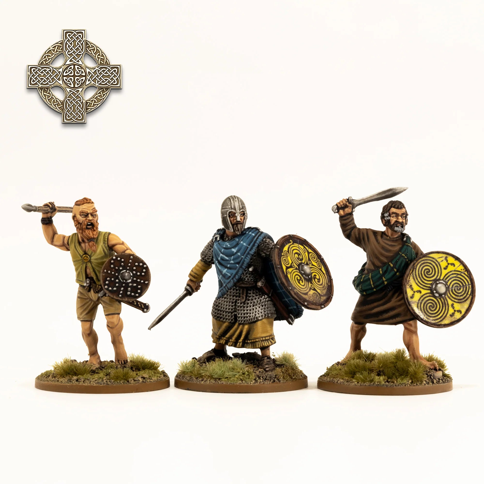 Victrix Irish Warriors Command Sprue | x9 28mm Miniatures