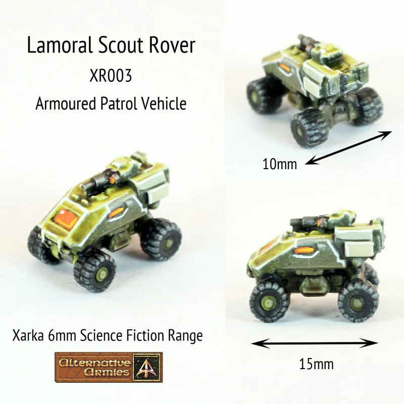 Alternative Armies Xarka Lamoral Scout Rover (x4) - 6mm Sci-Fi Miniatures