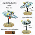 Alternative Armies Xarka Elegast VTOL Gunship (1) - 6mm Sci-Fi Miniatures