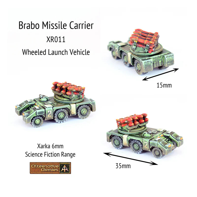 Alternative Armies Xarka Barabo Missile Carrier (x1) - 6mm Sci-Fi Miniatures