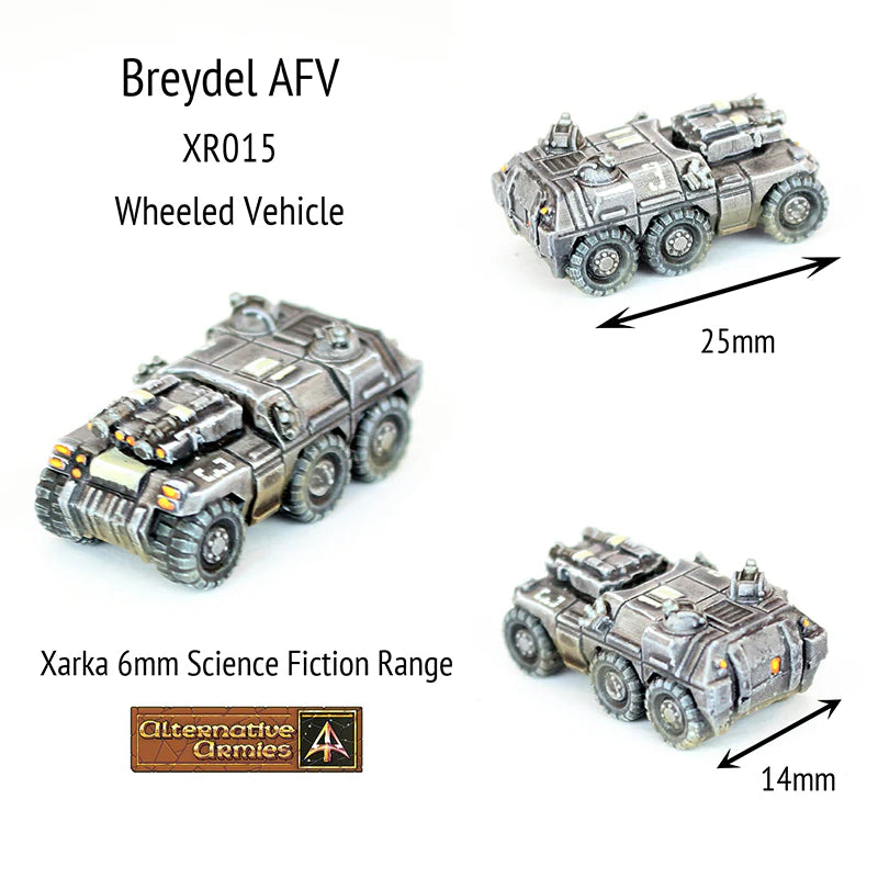 Alternative Armies Xarka Breydel AFV (x4) - 6mm Sci-Fi Miniatures