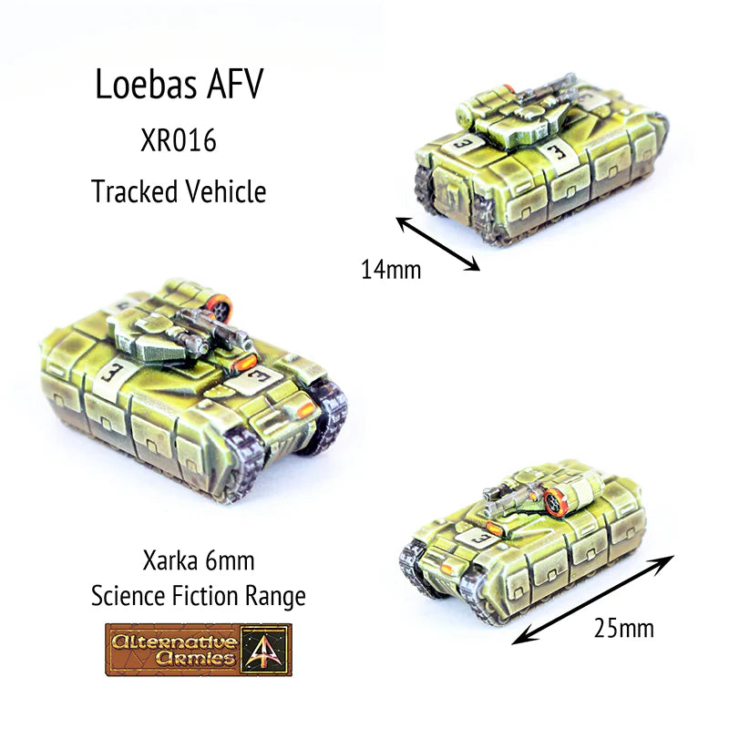 Alternative Armies Xarka Loebas AFV (x4) - 6mm Sci-Fi Miniatures