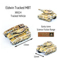 Alternative Armies Xarka Eldwin Tracked MBT (x4) - 6mm Sci-Fi Miniatures
