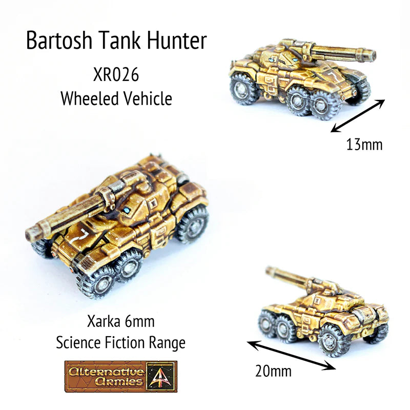 Alternative Armies Xarka Bartosh Tank Hunter (x4) - 6mm Sci-Fi Miniatures